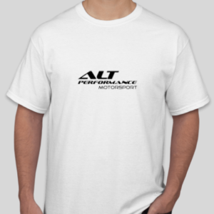 ricou alb clasic cu logo ALT PERFORMANCE MOTORSPORT